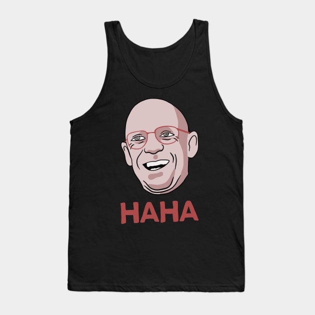 Foucault Haha - Funny French Philosophy Meme Tank Top by isstgeschichte